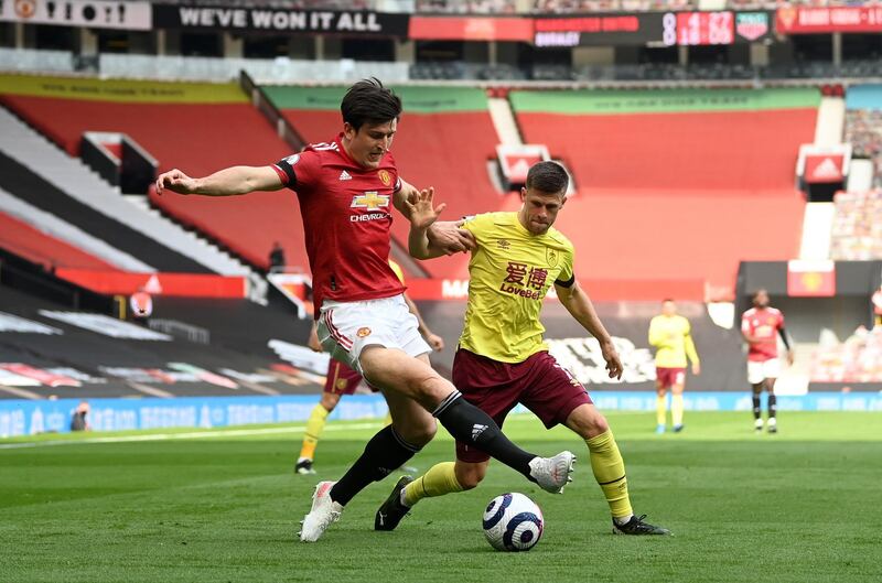 Harry Maguire - 6. Involved with Chris Wood right at the start, then outjumped and outmanoeuvred for the Burnley goal as United conceded yet again from a free-kick. He wasn’t the only one culpable. PA