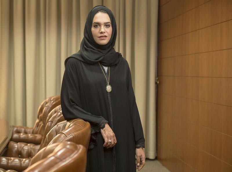 Alia Khalifa Al Nabooda, entrepreneur, mother of four and advocate of female empowerment. Antonie Robertson / The National
