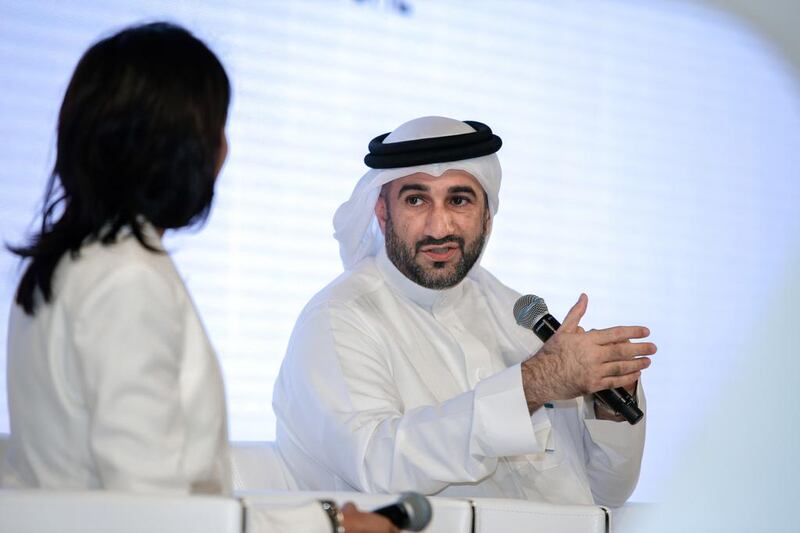 Abdul Baset Al Janahi, the chief executive of Dubai SME, says that businesses often fail to recognise ideas from their own talent. Victor Besa for The National