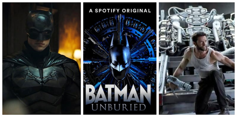 Bruce Wayne's story is further explored in Spotify's new scripted podcast 'Batman Unburied'. Photo: Warner Bros., Warner Bros. / Spotify, 20th Century Fox