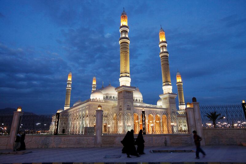 SANA'A, YEMEN - February 4, 2010:  The Salih or President's Mosque in Sana'a, Yemen. ( Ryan Carter / The National ) 

