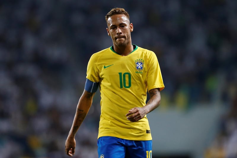 Neymar endured a frustrating evening against Saudi Arabia. Reuters
