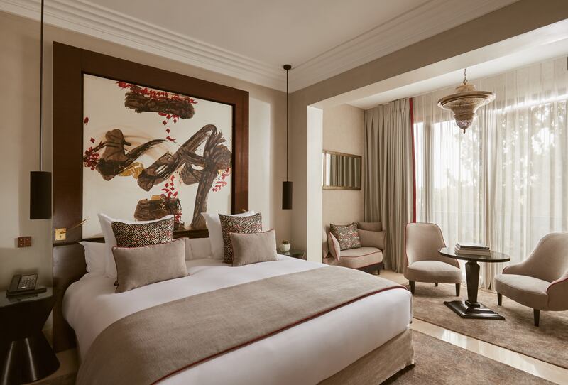 The all-suite Nobu Hotels Marrakech fuses Japanese and Moroccan elegance