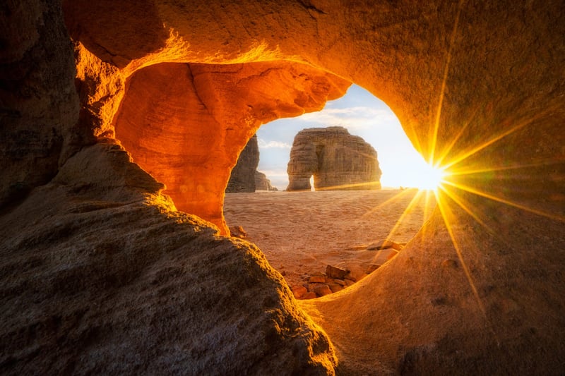 The otherworldly landscape of AlUla makes the area a prime filming location. All Photos: Film AlUla