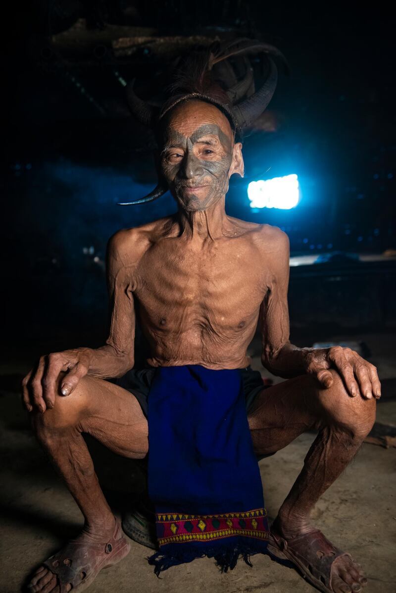 A Konyak tribesman from Nagaland. Courtesy Aman Chotani