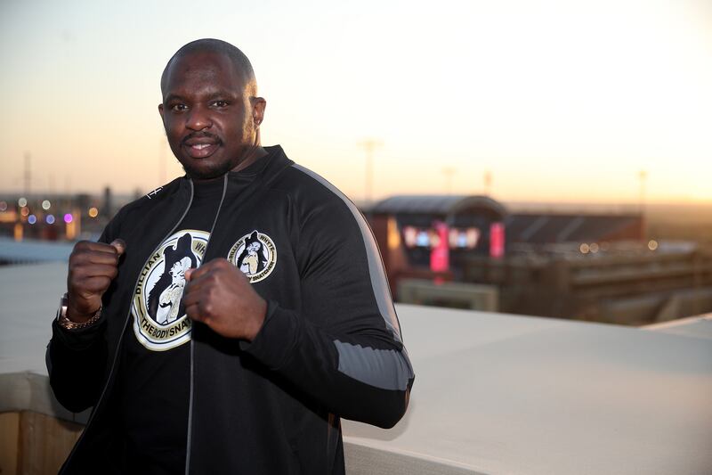 Dillian Whyte has reportedly put pen-to-paper to fight WBC heavyweight champion Tyson Fury in April 2022. PA