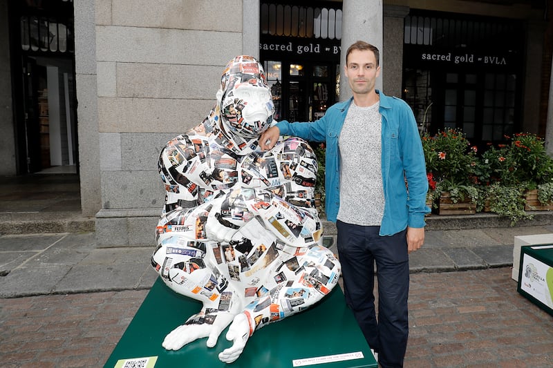 Nick Gentry at the launch of the Tusk Gorilla Trail. Getty 