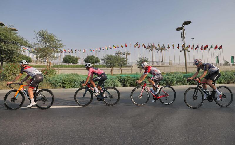 Cyclists will compete in an Al Salam Championship qualifying race. Photo: AFP