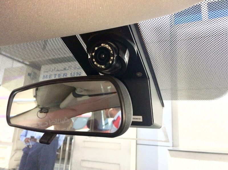 Camera have been installed in more than 10,500 taxis in Dubai. Courtesy: Dubai Media Office / RTA