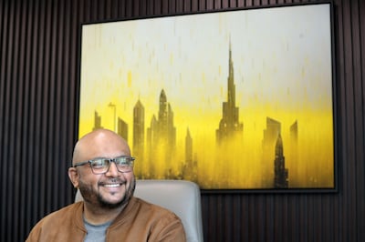 Venkat Reddy, founder and chief executive of Dubai start-up Klipit, says digital receipts are the future and have many advantages over paper. Chris Whiteoak / The National