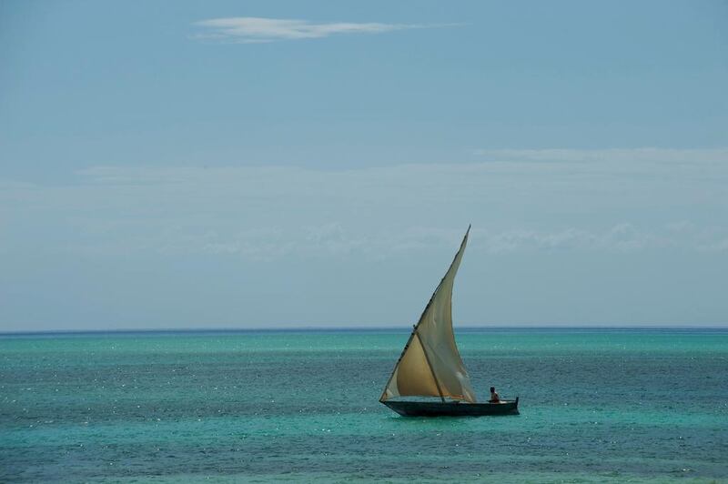 View from the beach at Kilindi Zanzibar. Courtesy Elewana Collection