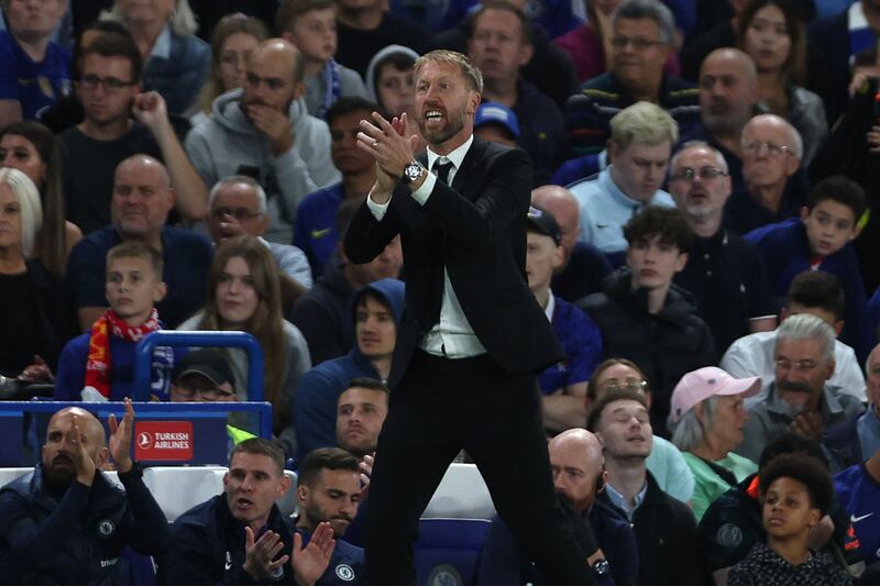 Crystal Palace v Chelsea (6pm): Palace will be looking to end an abysmal record against their London rivals that has seen them lose 10 games in a row. Graham Potter takes charge of his first league game as Chelsea manager with the Blues eight points behind leaders Arsenal and looking to close the gap. Prediction: Palace 1 Chelsea 2. AFP
