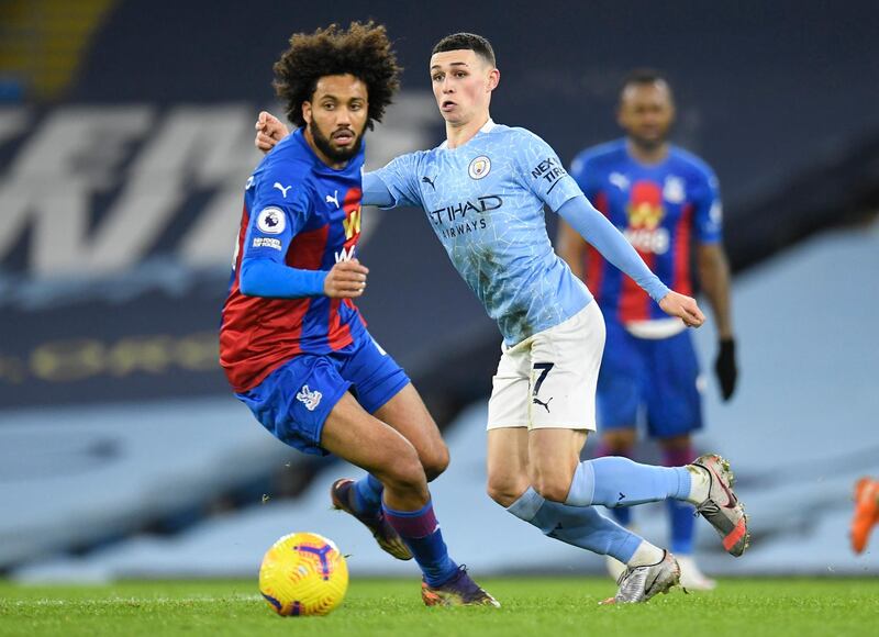 SUBS: Phil Foden (Silva, 60') 7 – Replaced Bernardo Silva on the hour mark. Sharp in possession without ever really threatening the Palace goal. Reuters