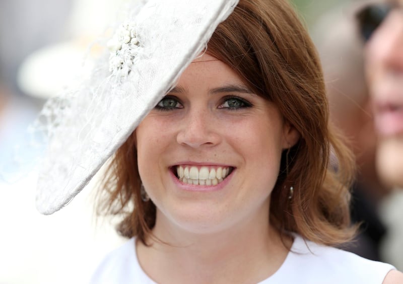 FILE PHOTO: Britain's Princess Eugenie attends horse racing at Goodwood Racecourse, July 30, 2015. REUTERS/Matthew Childs/File Photo