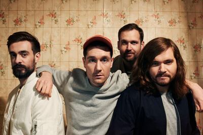 British band Bastille will also headline the Club Social festival at Yas Beach on March 29. Courtesy Club Social