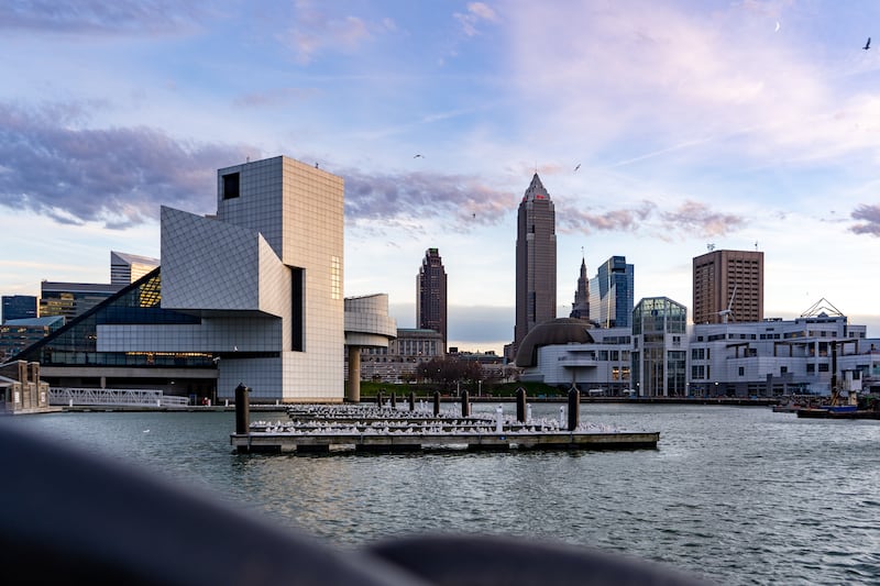 22. Cleveland, Ohio: The view from Voinovich Bicentennial Park in Cleveland, US. Photo: Unsplash