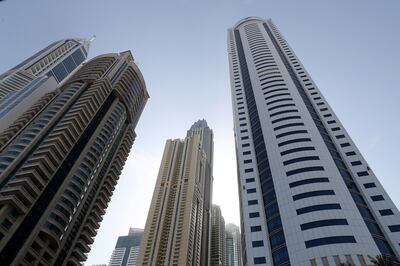 Dubai apartment prices rose by 19 per cent annually during the third quarter. Pawan Singh / The National