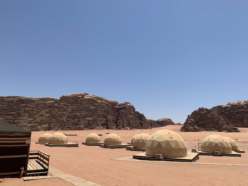 Sun City Camp is one of the luxury camping destinations at Wadi Rum.