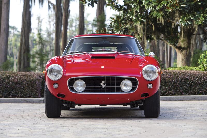 1960 Ferrari 250 GT SWB Berlinetta Competizione, €8.5m to €10m (Dh37.2m to Dh43.7m). R M Sotheby’s