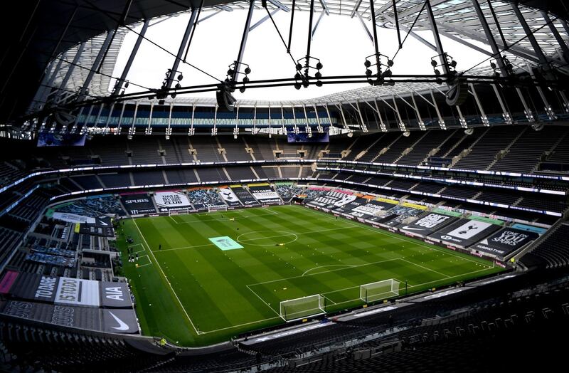 File photo dated 20-12-2020 of the Tottenham Hotspur Stadium, London. PA Photo. Issue date: Wednesday December 30, 2020. Tottenham’s Premier League match against Fulham this evening has been postponed due to a coronavirus outbreak at the west London club, Spurs have announced. See PA story Wednesday December 30, 2020. Photo credit should read Andy Rain/PA Wire.