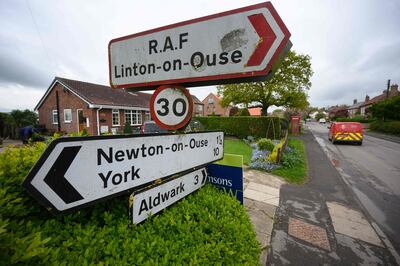 The Home Office was going to move 1,500 asylum seekers into Linton-on-Ouse. AFP
