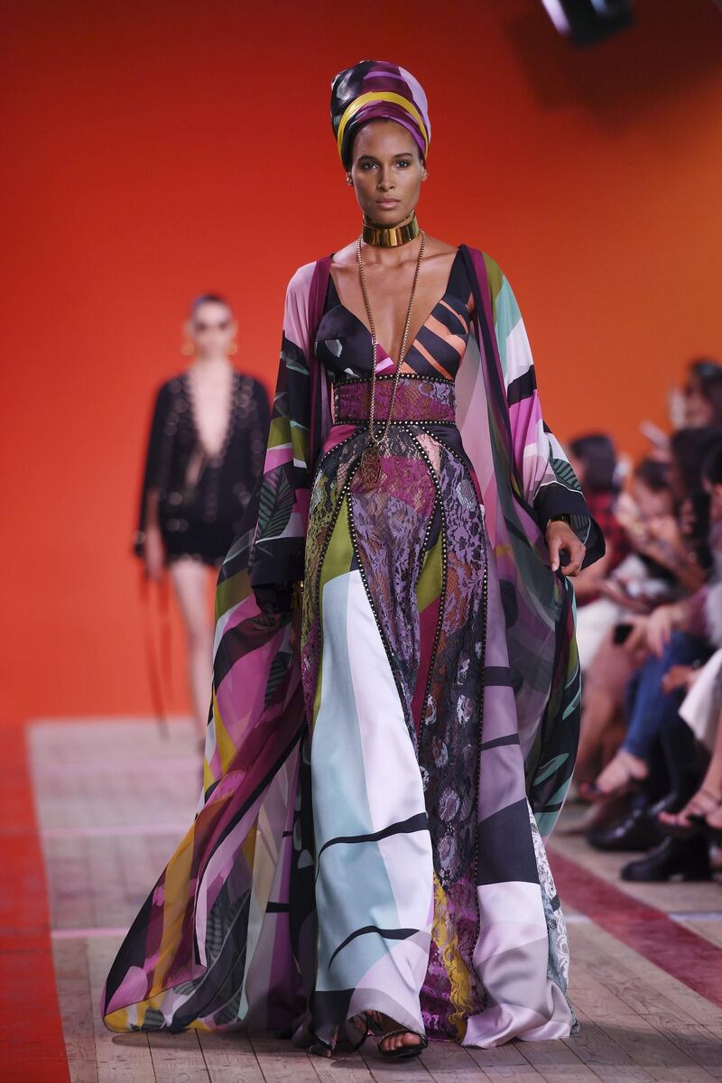 Elie Saab&nbsp; Spring-Summer 2020 Ready-to-Wear collection. AFP
