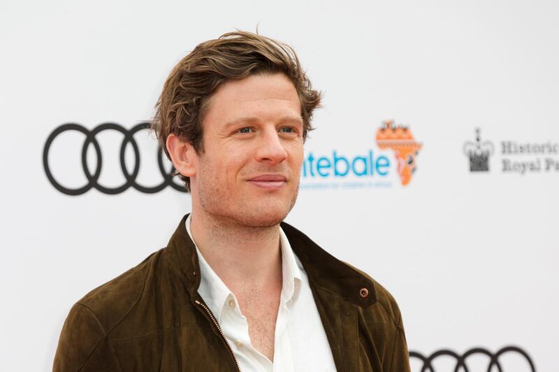 British actor James Norton shows his support for the cause. EPA