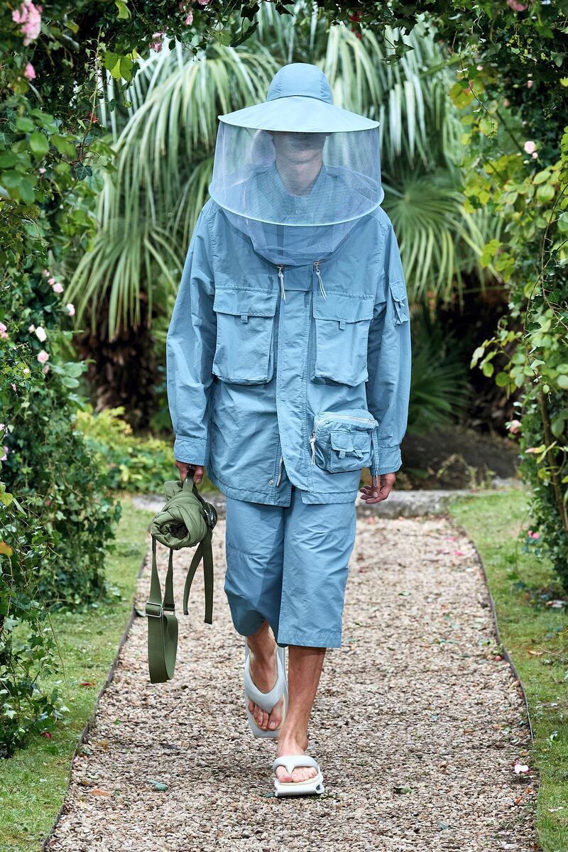 Beekeeper-inspired looks at Kenzo. Supplied