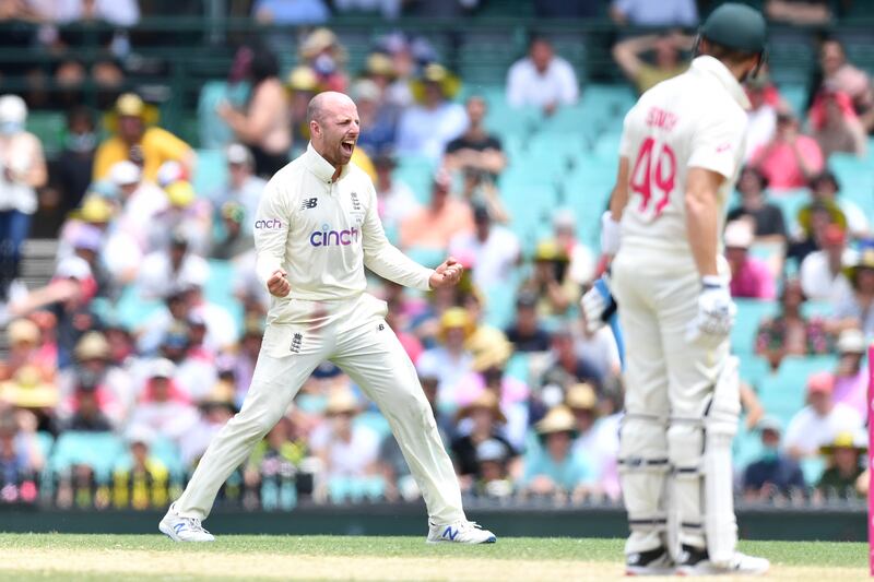 11) Jack Leach (England) Six wickets at average of 53.50. Overs bowled: 73.5. EPA