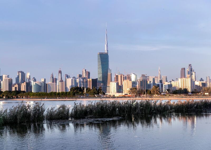 DUBAI, UNITED ARAB EMIRATES. 26 DECEMBER 2020. 
Dubai skyline.
(Photo: Reem Mohammed/The National)

Reporter:
Section: