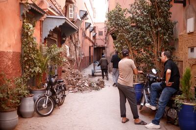 The medina, a Unesco World Heritage Site, is the worst hit area of the city. EPA