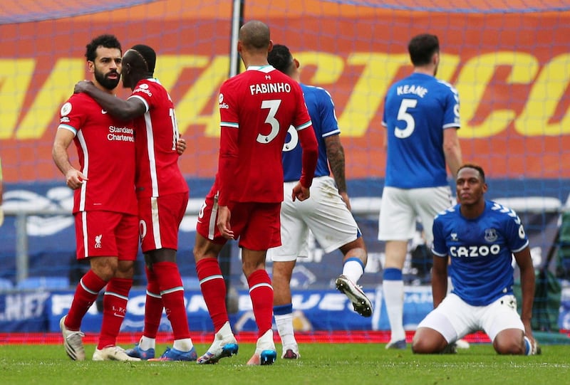 Fabinho - 5: Does not get enough chances to shine in this deep role but always puts in the effort. Could have been stronger in challenging Keane before the equaliser. Reuters