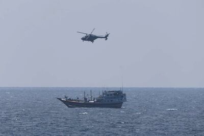 India's navy said the INS Sumitra had rescued two fishing vessels from pirates in the space of 36 hours. Photo: Indian Navy