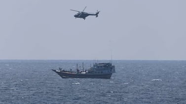 In a previous incident, India's INS Sumitra rescued 19 crew members and a ship from Somalian pirates in January. Photo: India Navy