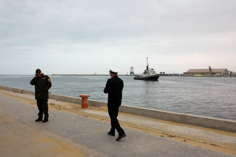 The merchant ship sank in Gulf of Gabes, off Tunisia's south-eastern coast . Reuters