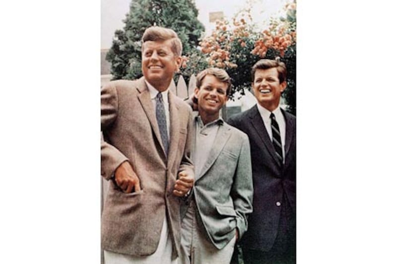 The Kennedy brothers, from left, John, Robert and Edward. AP