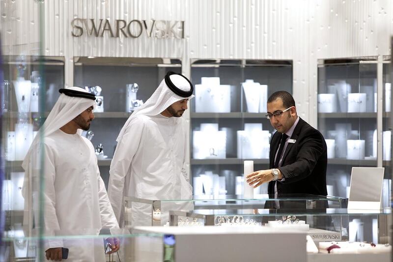 2. United Arab Emirates: A luxury store at The Galleria, one of Abu Dhabi’s new luxury malls. Silvia Razgova / The National