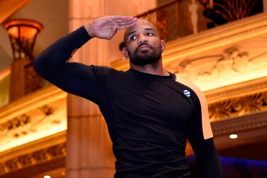 Yoel Romero during UFC 248 open workouts at MGM Grand in Las Vegas. Getty Images