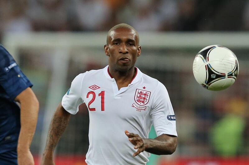 Jermain Defoe, shown at Euro 2012 with England. Alexander Khudoteply / AFP