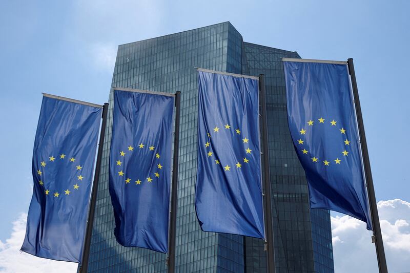 The European Central Bank building in Frankfurt, Germany. Reuters