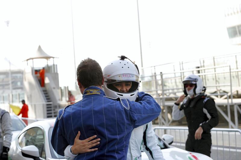 Reema Juffali at TRD 86 Cup at Yas Marina Circuit. Courtesy Yas Marina Circuit