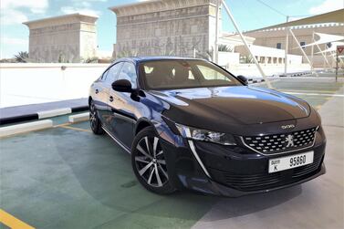 The Peugeot 508 GT is fitted with a 1.6-litre turbo engine for an output of 217hp and 300Nm