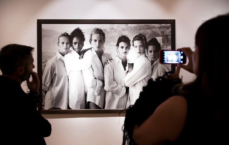 TURIN, ITALY - OCTOBER 06:  Guests attend the opening gala of 'A Different Vision On Fashion Photography' By Peter Lindbergh Exhibition at Reggia di Venaria Reale on October 6, 2017 in Turin, Italy.  (Photo by Giorgio Perottino/Getty Images)