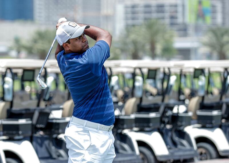 Dubai, United Arab Emirates, July 10, 2019.   Rayhan Thomas, record-breaking Dubai-born golfer.  Rayhan is the UAE���s No 1 amateur golfer with a number of notable achievements already recorded. Moves later this month to US on a high-profile scholarship.
Victor Besa/The National
Section:  SP
Reporter:  John McAuley