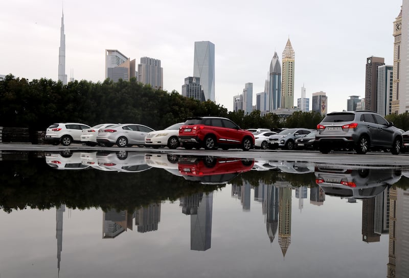 A car park in Dubai. Chris Whiteoak / The National