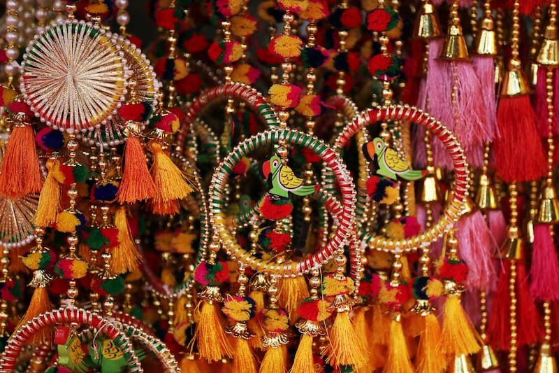 BurJuman Mall in Dubai is hosting a Diwali Bazaar for the entire month of October. Chris Whiteoak / The National