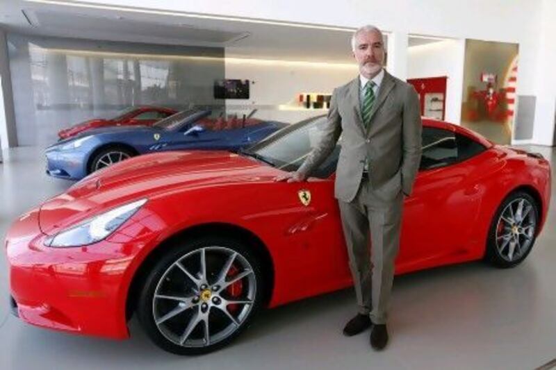Pietro Innocenti, the general manager of Ferrari for the Middle East and Africa, says the car maker's following in the region has been growing steadily. Satish Kumar / The National