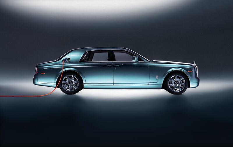 Rolls-Royce's electric concept car, the 102EX