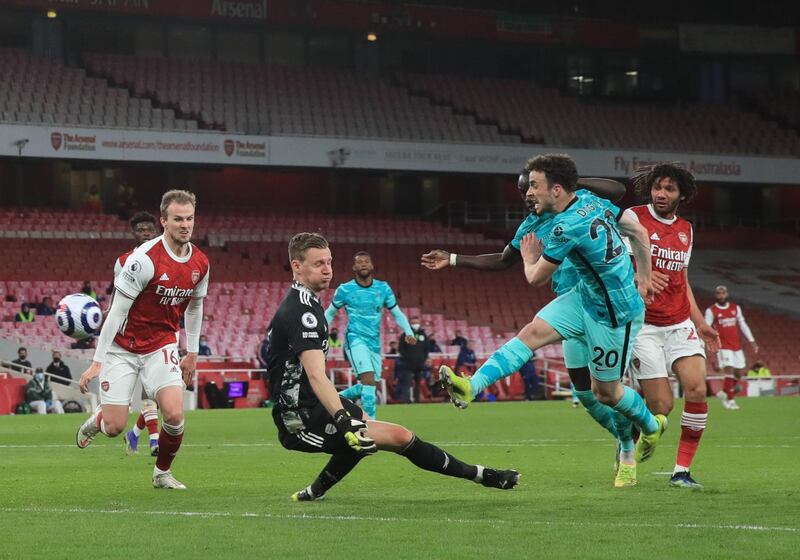 ARSENAL RATINGS: Bernd Leno - 4: The German got a hand to Jota’s opener and the second goal went through his legs from an acute angle. He might have done better for both. His distribution was poor, too. EPA