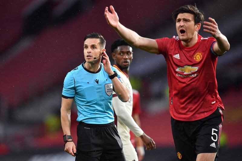 Harry Maguire 7 - Pellegrini’s cross went past him for a goal, but defended well in getting goal side of Dzeko as Roma’s counter attacks threatened. United’s defence concerned Solskjaer in the first half and he had strong words at half time. AFP